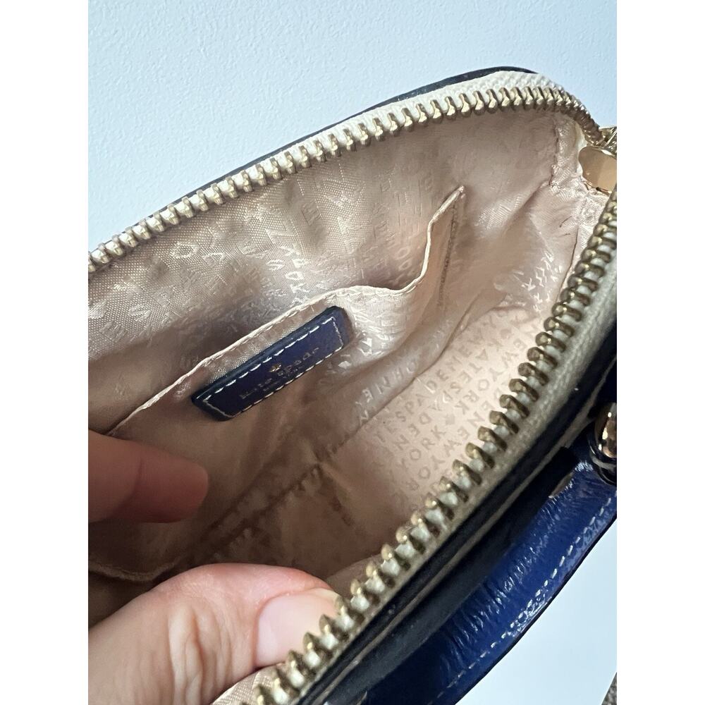 Kate Spade Mini Rachelle Wellesley Pebble Blue Hyacinth Crossbody Bag - Picture 5 of 8